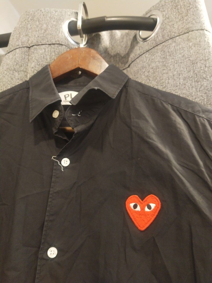 Play (comme des Garcons) (Category: Tshirts & Polo Shirts ) located in Quezon City. Submitted by emerson.lachica (Listing ID 1438585199, Image 2). Description: Play (comme des Garcons) -Size Small Fit to Med -Excellent Condition -red logo Heart in front -Black Color of shirt -Made in Japan.
