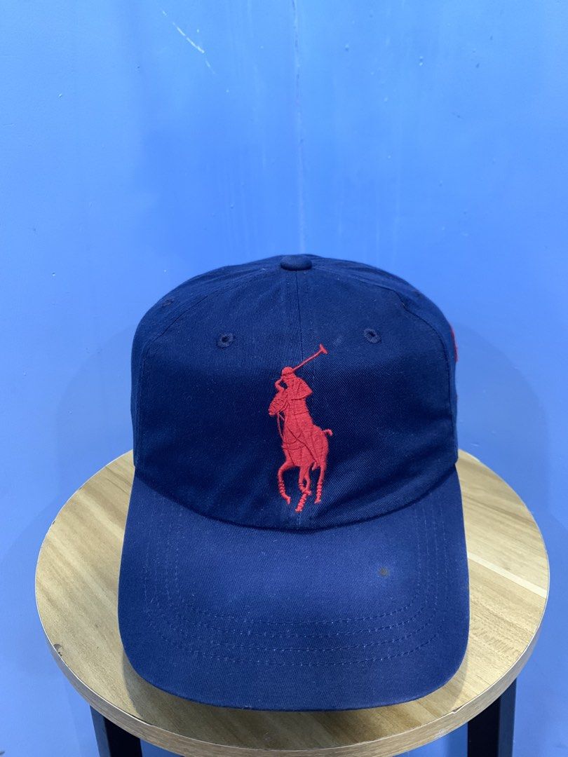 Polo RL big pony (Category: Caps & Hats) located in Cavite. Submitted by yobubsss (Listing ID 1438684232, Image 1). Description: Ospa Good condition Issue rust stain sa brim and belt lock.