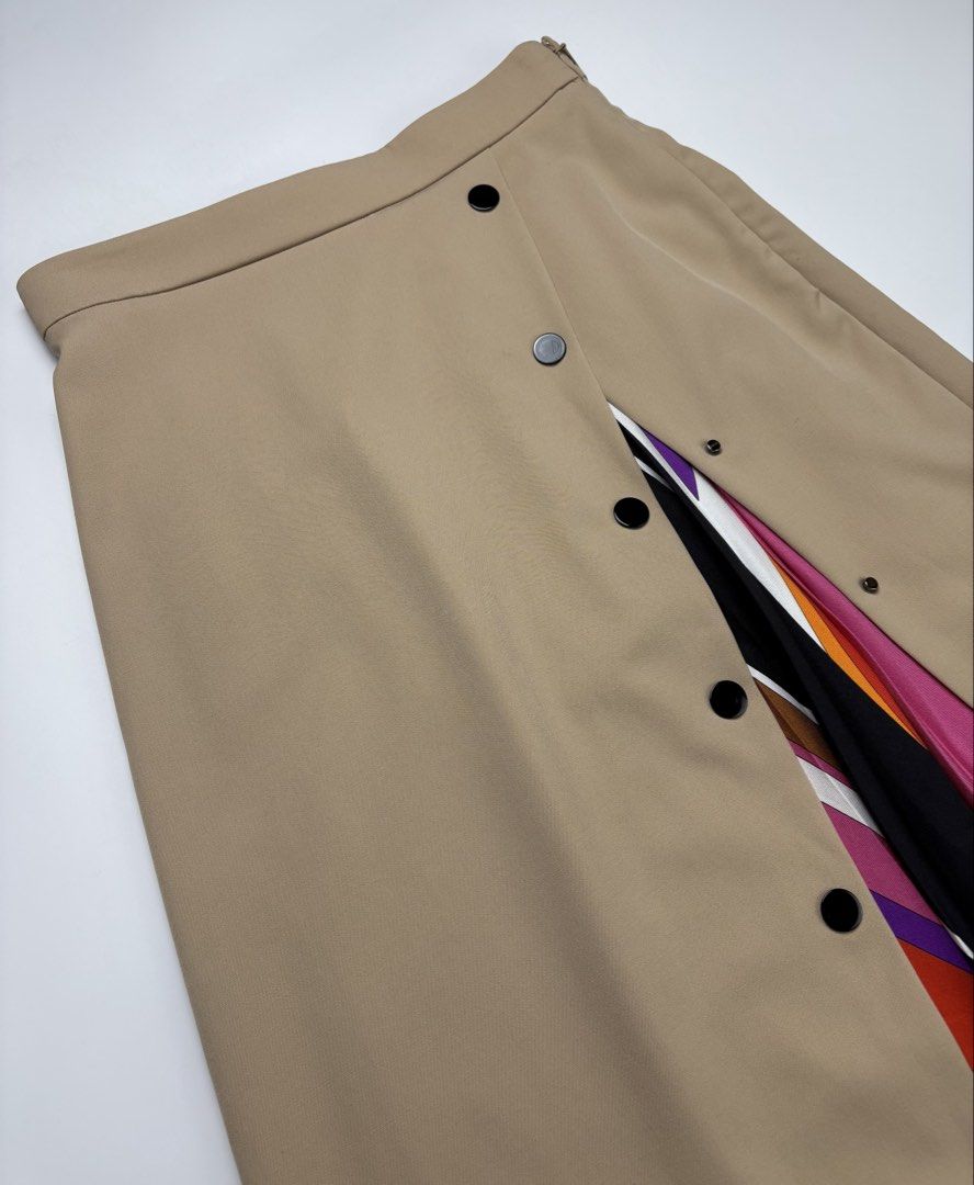 Pre Fall 2017 Emillio Pucci A-Line Skirt (Category: Skirts) located in Cavite. Submitted by sc_rcity (Listing ID 1438678633, Image 3). Description: Tagged Size : 36 EU Like New Authentic Zipper : Ykk Made in Italy No Inclusion Emilio Pucci A-Line Skirt liked on featuring skirts, brown, knee length a line skirt, brown pleated skirt, a-line skirt, beige a line skirt and brown skirt Waist 13.5 Length 27.