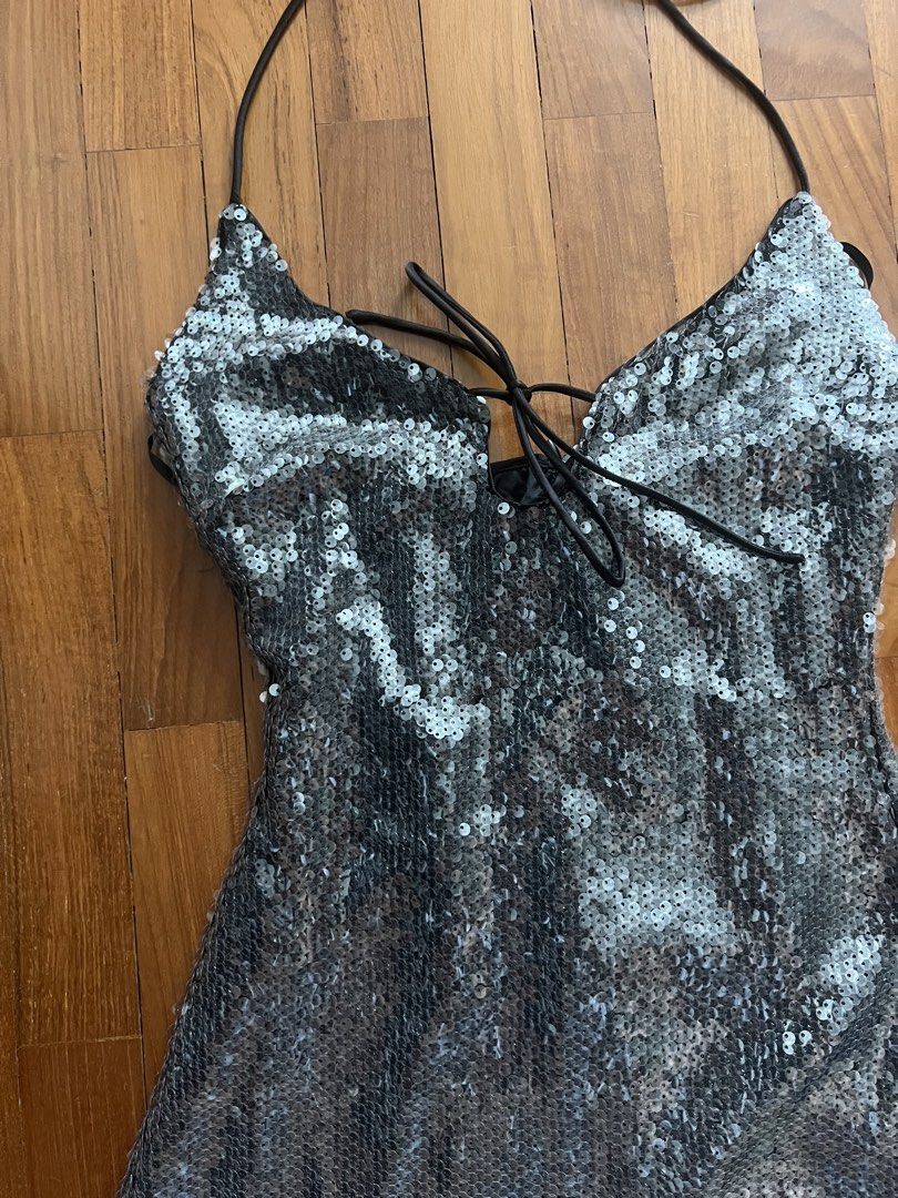 Princess Polly moonchild Halter mini Dress, Women's Fashion, Dresses &  Sets, Dresses on Carousell