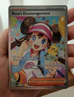 Pokemon TCG - Rosa's Encouragement #84 [Reverse Holo]Trainer Card, Hobbies  & Toys, Toys & Games on Carousell