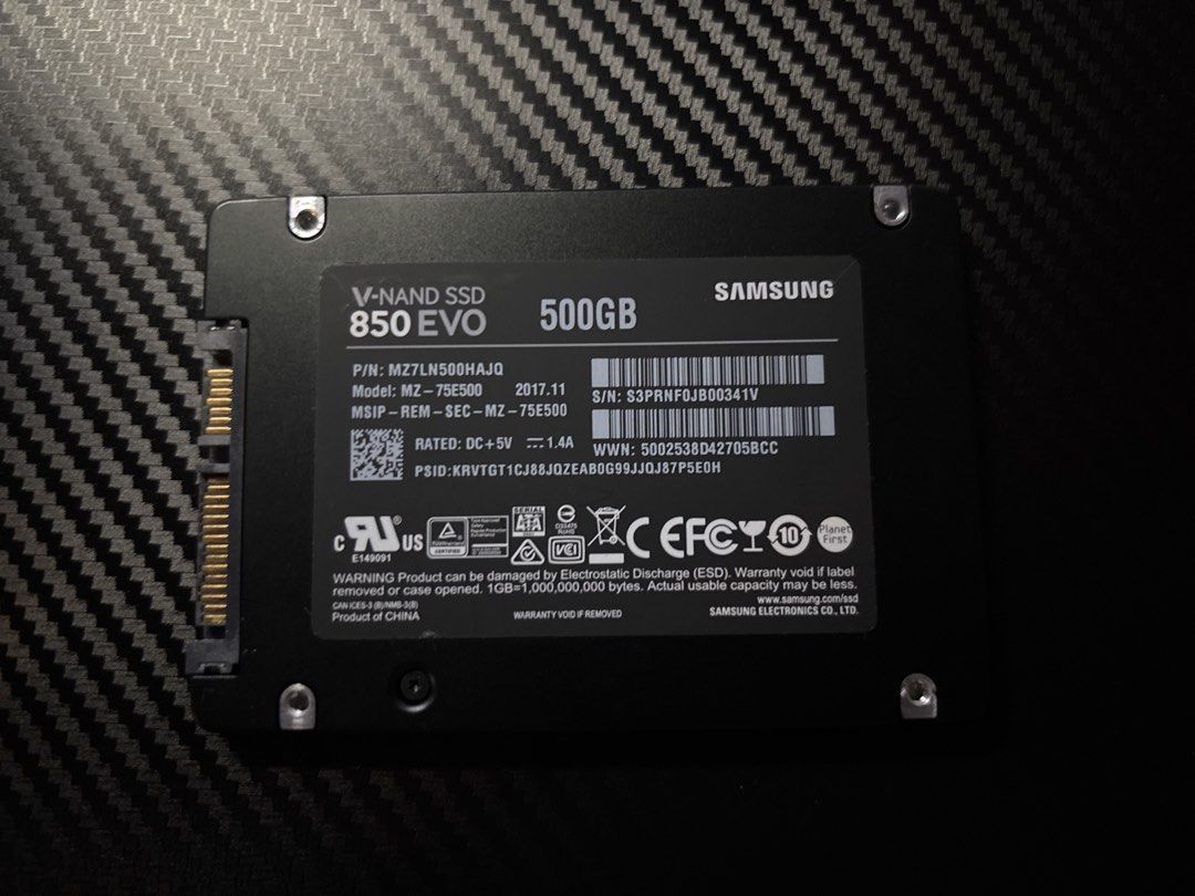 Samsung 850 EVO 500GB SSD457739543009054721