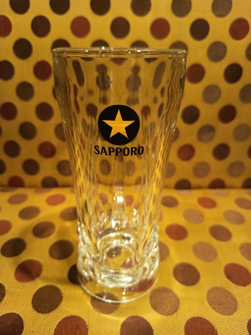 Sapporo Beer Glass with Handle (Category: Water Bottles & Tumblers) located in Makati City. Submitted by taditzantiqueandvintagestore (Listing ID 1438602460, Image 1). Description: Sapporo Beer Mug Glass • 4 pcs. Available • 7" inches height • 3" inches diameter • 380.00 pesos each Text or Call : ZeroNine225332345 .. Makati Area : .