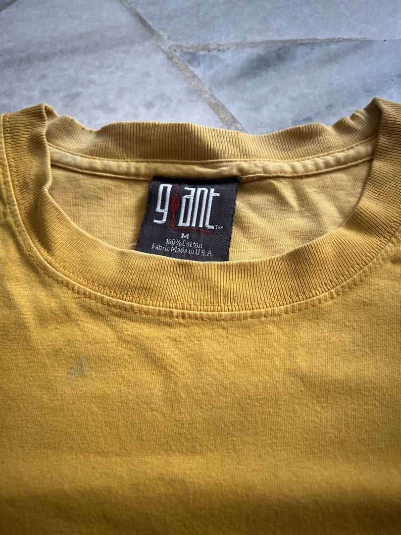 Slipknot Number 3 (Category: Tshirts & Polo Shirts) located in Kuala Lumpur. Submitted by mayangazlan (Listing ID 1438559885, Image 2). Description: This is my personal collection, saya bukan seller bundle ye. Price can nego. Postage bayar sendiri atau add rm7 Vintage Slipknot No 3 Yellow color Made in USA size on tag M Pit 19-20inch Length 26.5inch.