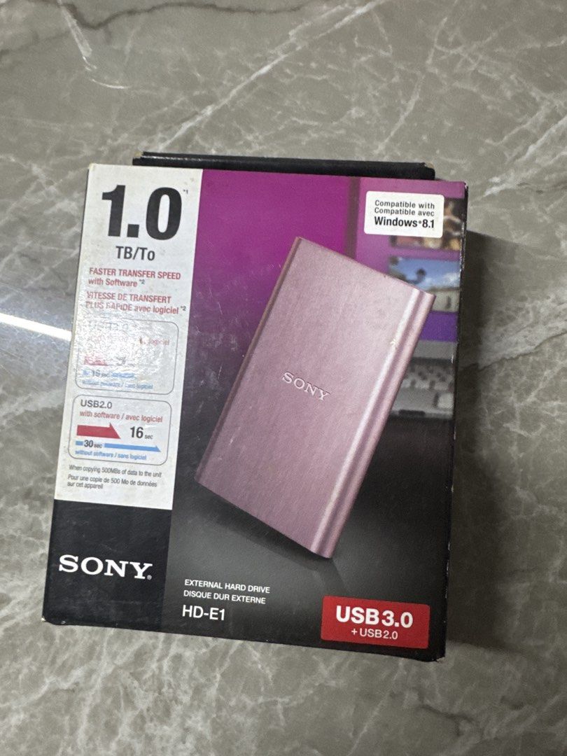 Sony HD-E1 1TB External Hard Drive457621101274746880