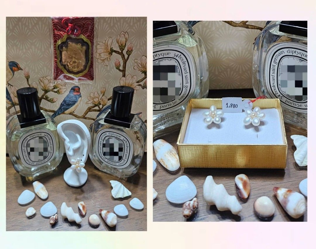 South Sea Pearl Earrings (Category: Earrings) located in Las Pinas. Submitted by dm02824 (Listing ID 1438621793, Image 2). Description: - Flower design south sea pearl earrings - Delicate and stylish accessory.