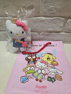 BAPE x Hello Kitty A Bathing Ape Keychain Plush Doll, Hobbies
