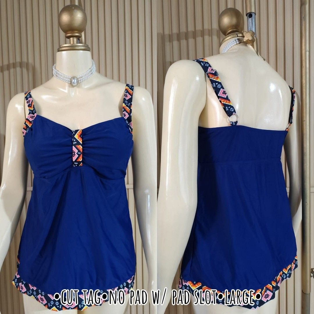 TANKINI TOPS SWIMWEAR (Category: Bikinis & Swimsuits) located in Paranaque City. Submitted by sl_shop05 (Listing ID 1438605068, Image 3). Description: ✨TANKINI TOPS COLLECTION✨ Check each photos for sizes.. Send/pm your order/s.... 💸P150 each (NO HAGGLING) ❌Bogus Buyer/Joy Reserver will be posted👊🏻😒 All Items are either PRELOVED in good condition, never worn or if stated Brandnew. Please do manage your expectations. Wash before Use! NO RETURN