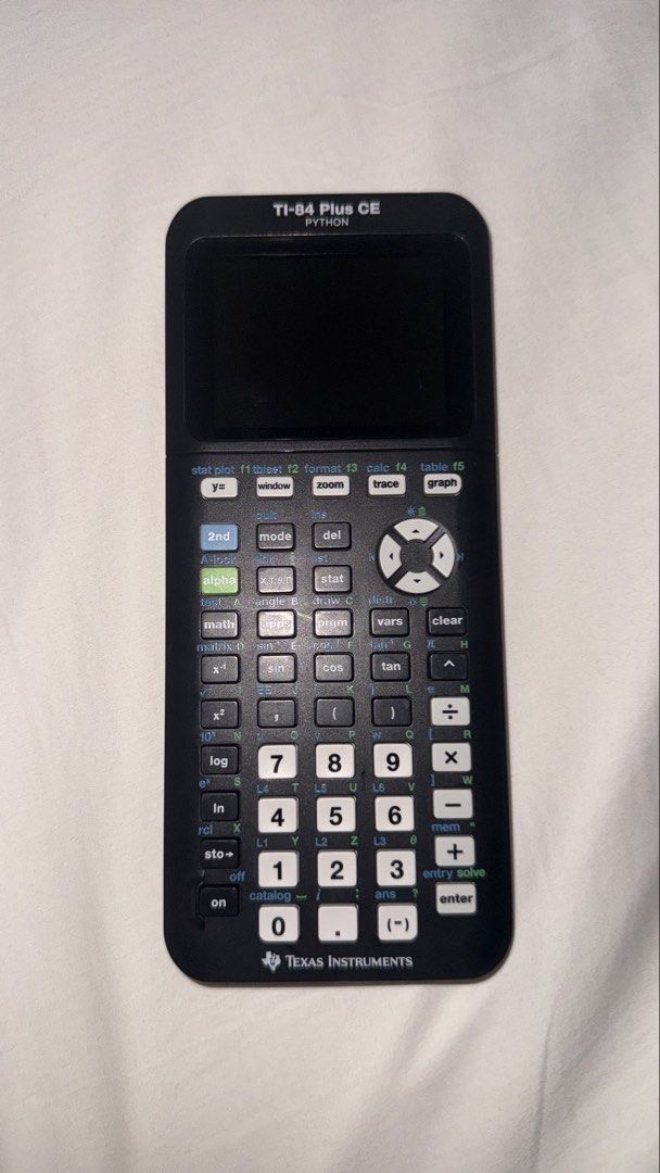 Texas Instruments TI-84 Plus CE Python (Category: Stationery & School Supplies) located in Shah Alam. Submitted by pumcastle (Listing ID 1438612912, Image 1). Description: Bought one year ago, barely used Comes with charger 550RM Inc postage.