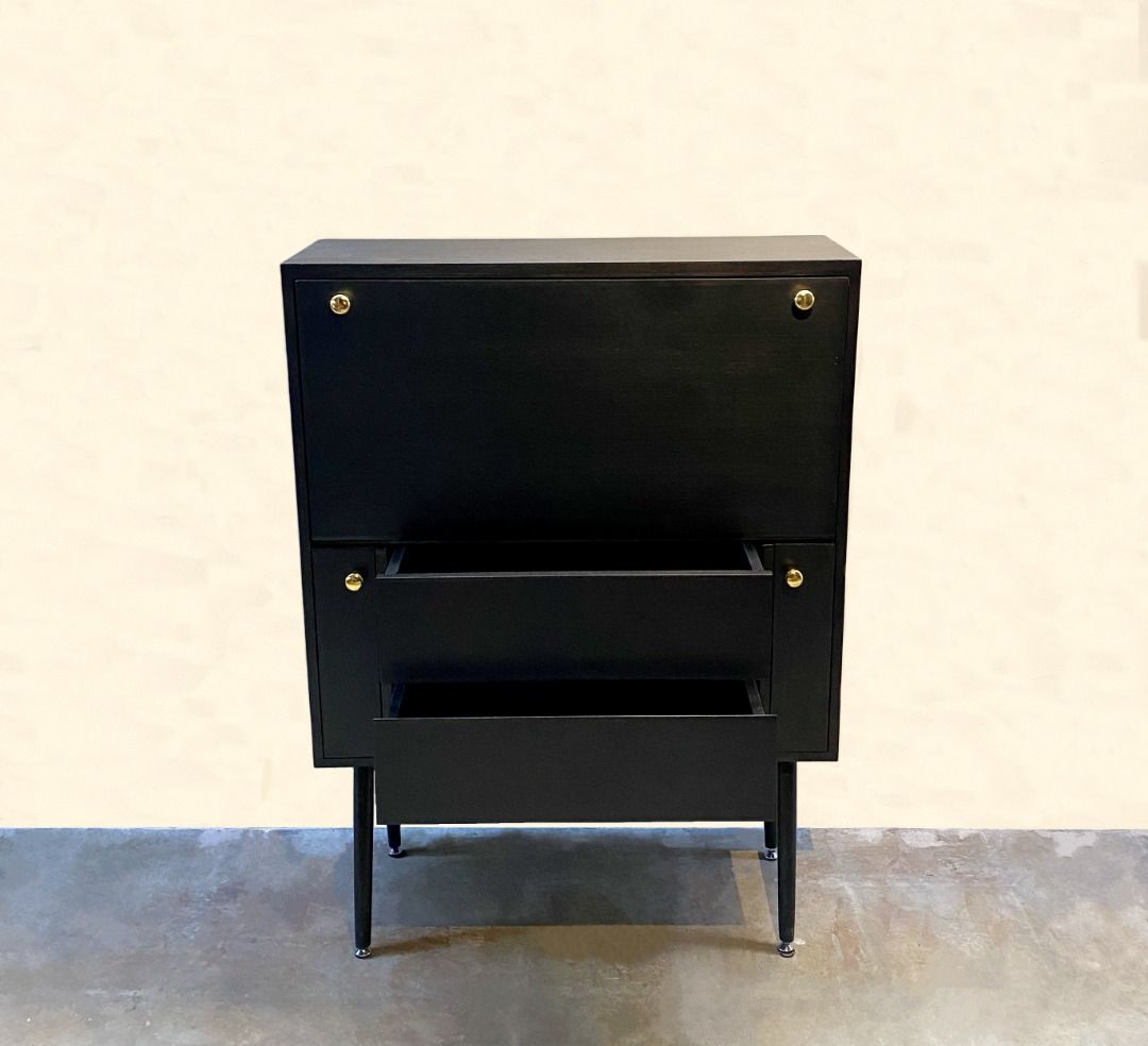 The Lois Secretary (Category: Shelves, Cabinets & Racks) located in Paranaque City. Submitted by furniturepiecesph (Listing ID 1438545430, Image 3). Description: The Lois Secretary Tidy up your work space with this low-key chic piece of furniture. There's abundant storage to keep things organized. Fold it up when done to keep things out of sight. Solid wood & plywood Dark wood stain / light wood stain interiors Approx. 90x40x121cmHt.