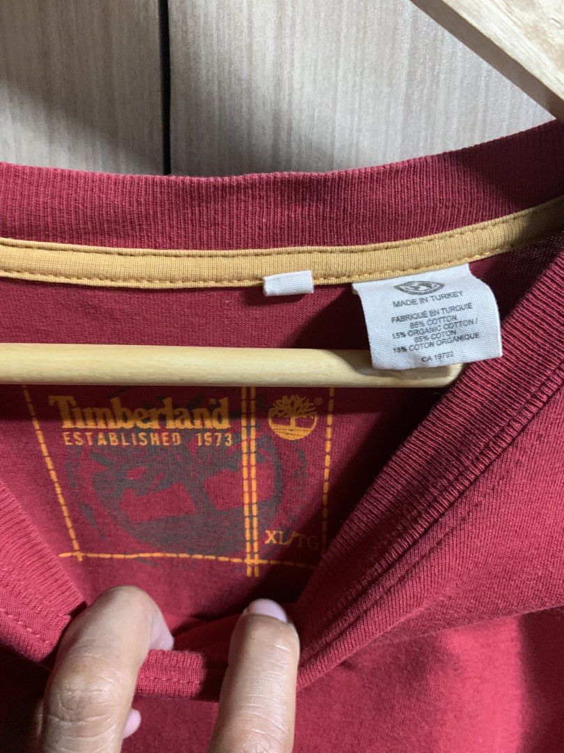 TIMBERLAND (Category: Tshirts & Polo Shirts ) located in Davao. Submitted by triftnitroy (Listing ID 1438679657, Image 3). Description: Color rate: 10/10 Condition: Excellent Dimes: 23x26.