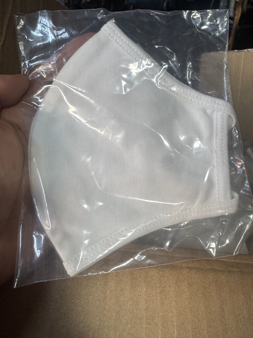 White Face Mask 1box 880pcs take all (Category: Face Care) located in Taguig. Submitted by 5jsjapansurplustaguig. (Listing ID 1438554982, Image 3). Description: - White face masks - Individually packaged - Made of soft, breathable material - Each mask sealed in clear plastic - Stored in a cardboard box - Production date: May 2020.