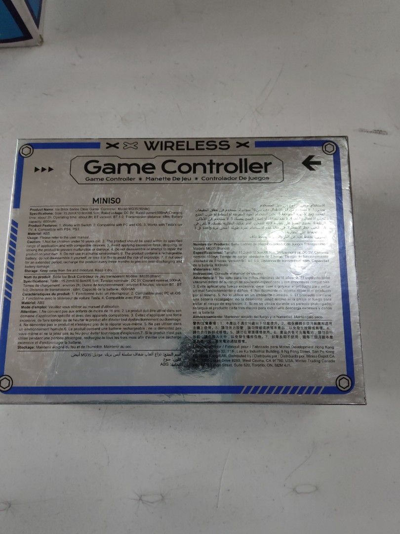 Wireless gaming controller (Category: Controllers) located in Quezon City. Submitted by gcnt_trift_store (Listing ID 1438535719, Image 2). Description: .