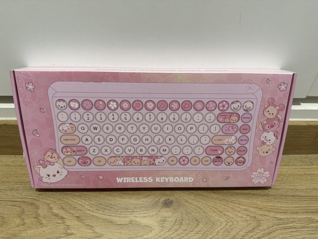 Wireless Keyboard - Pink Cherry Blossom Design457257934945658880