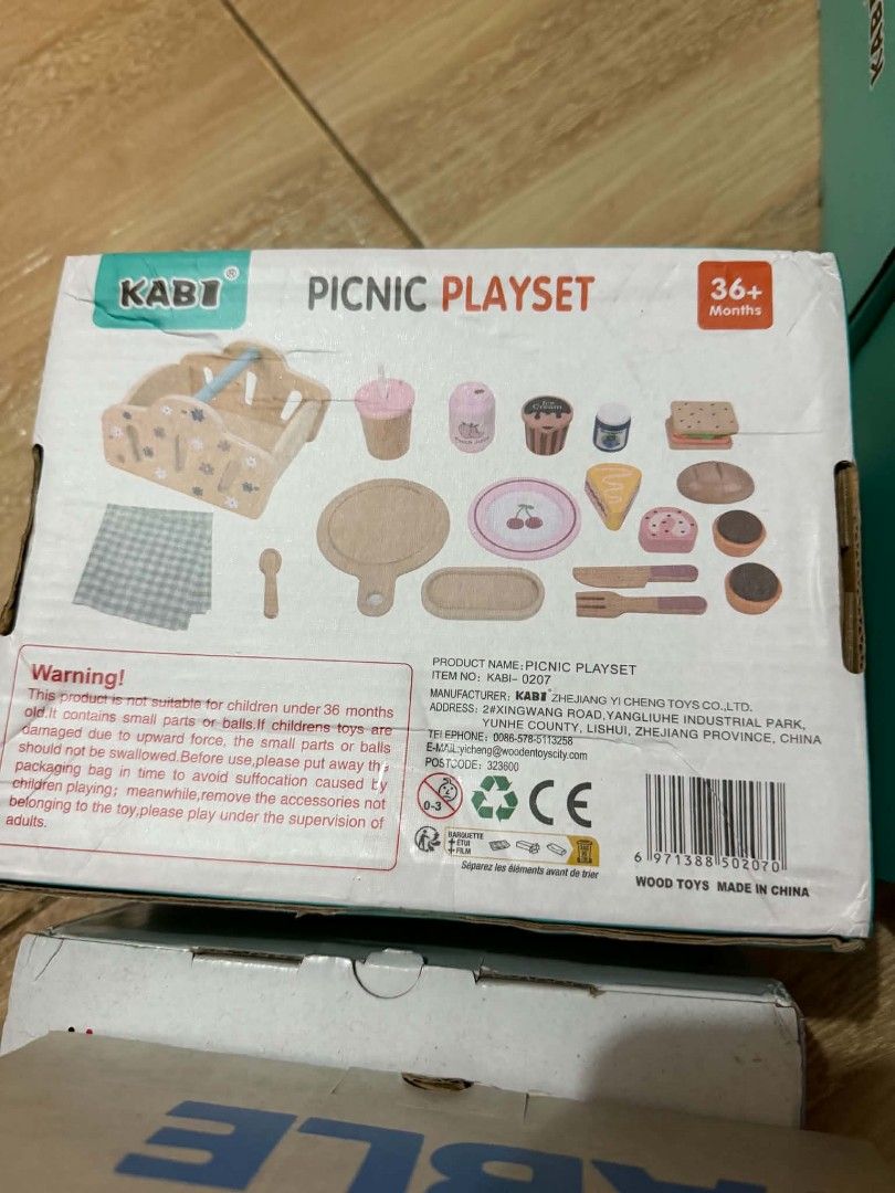 Wooden Pretend Play Bread & Pastry Cutting Set (Category: Kids Toys) located in Gapan. Submitted by lacessilksfrills (Listing ID 1438504244, Image 3). Description: Wooden Pretend Play Bread & Pastry Cutting Set, Children's Early Education Kitchen Playset With Basket, Educational Toy.