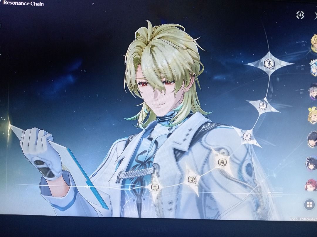 Wuthering Waves UL54 Sea account (Category: Everything Else Others) located in Caloocan City. Submitted by davie_790 (Listing ID 1438646457, Image 3). Description: payment option is only gcash UL54 SEA characters: luuk herssen s3 with signature weapon shorekeeper with 5str hiyuki and other standard 5 star character surr email once paid thanks no deadlink keep in mind that the birthday is already set sadly .