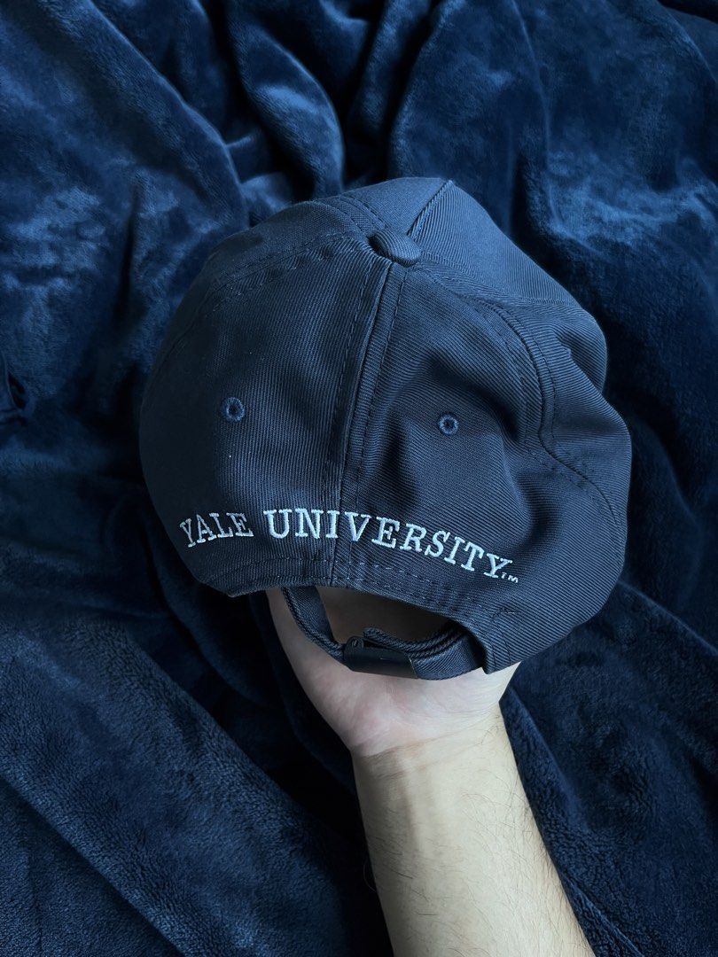 Zara x Yale University Cap (Category: Caps & Hats) located in Mandaluyong City. Submitted by yyousuf (Listing ID 1438593678, Image 2). Description: Color: Navy blue Condition: Lightly used. Sanitized and cleaned.