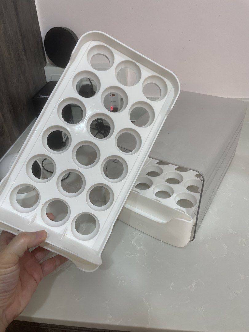 2 tier Egg Tray Storage Container458670843721175040