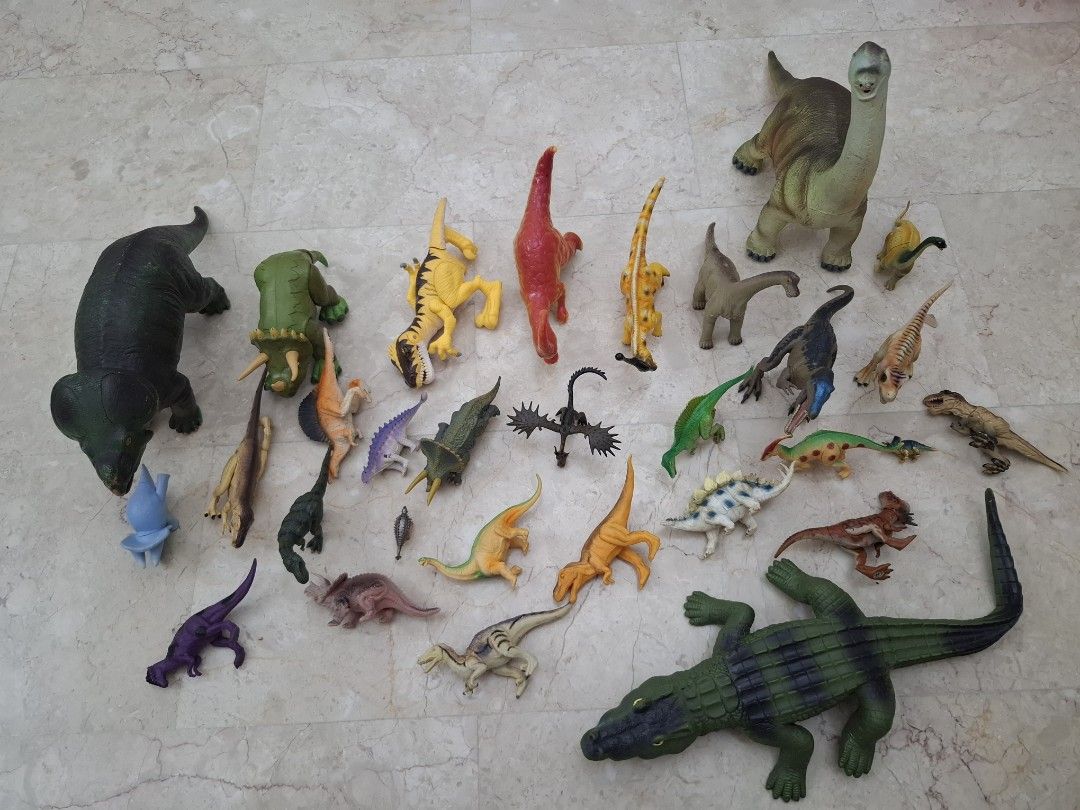 Assorted Toy Dinosaur Figures - Various Sizes, Hobbies & Toys, Toys ...