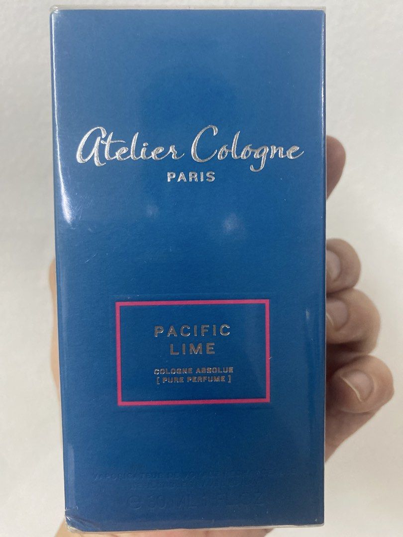 Atelier Cologne Pacific Lime Cologne Absolue 30ml (Category: Fragrance & Deodorants) located in Manila. Submitted by authentiek (Listing ID 1438817013, Image 2). Description: - Atelier Cologne Pacific Lime Cologne Absolue - Travel-friendly 30ml refillable spray - Includes a customizable case - Fragrance notes: - Italian green lemon - Philippine coconut extract - Chinese eucalyptus.
