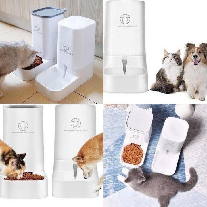 Automatic Water Dispenser & Food Feeder Set (Category: Homes & Other Pet Accessories) located in Manila. Submitted by yzcartph (Listing ID 1438776445, Image 1). Description: 💯 BRAND NEW/ COD 👉 Same day delivery 🚚 Lalamove / We move / Grab / Angkas padala 📍Manila.
