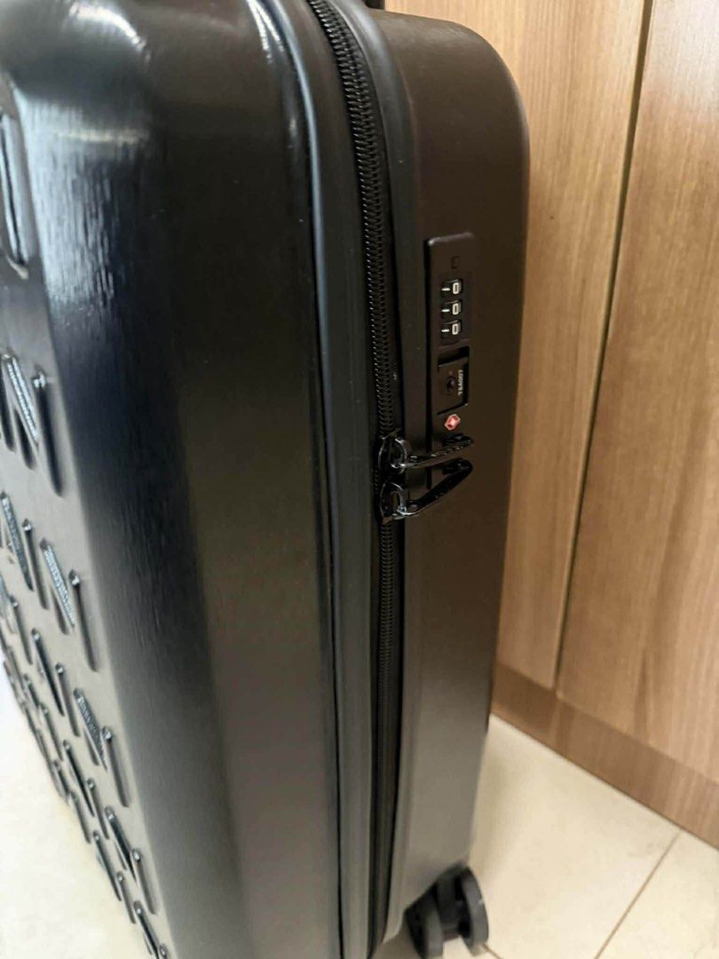 Balmain Black Rolling Suitcase (Category: Luxury Bags & Wallets) located in Quezon City. Submitted by charmerchant (Listing ID 1438724910, Image 3). Description: -2 items available - Black Balmain rolling suitcase -retractable handle Selling for ₱14,999 each or ₱25,000 for both .