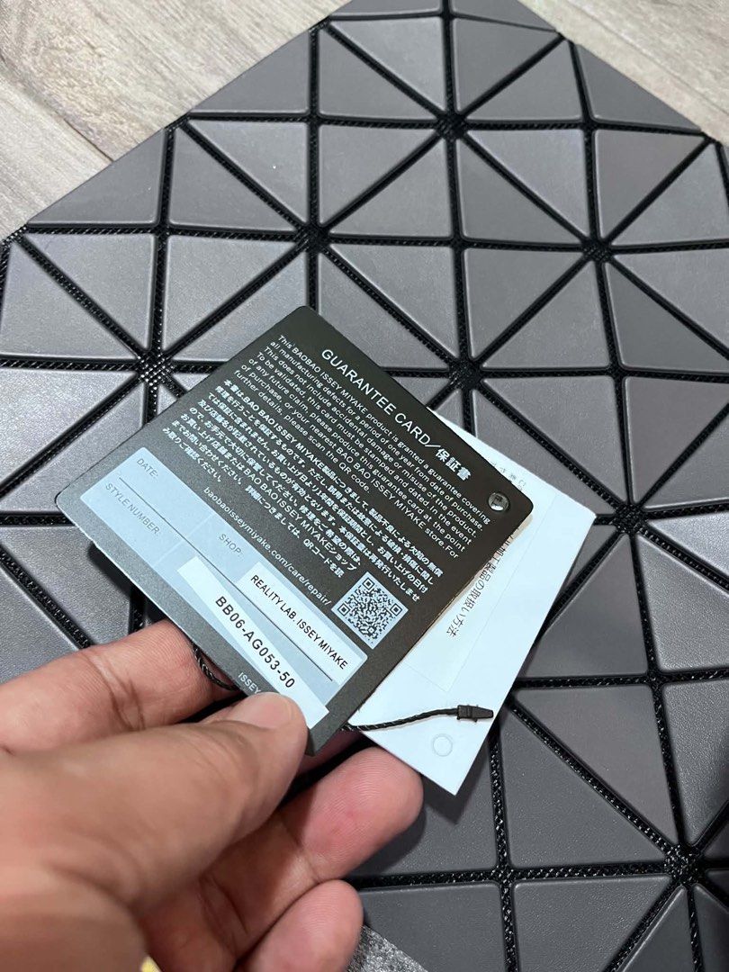 Baobao isseymiyake (Category: Luxury Bags & Wallets) located in Lipa City. Submitted by thyra06 (Listing ID 1438805570, Image 2). Description: BNWT baobao soo nice🩶🩶🩶.