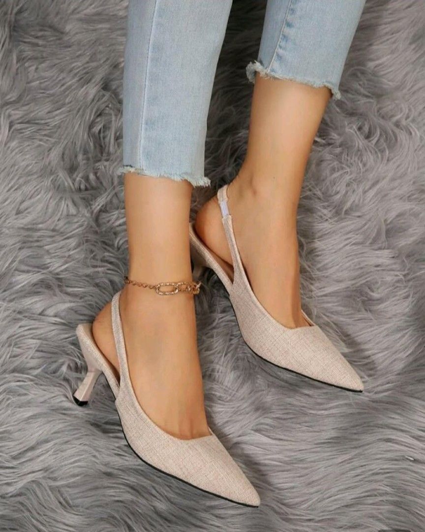 Beige Heels (Category: Heels) located in Cavite. Submitted by daintybabeph (Listing ID 1438850207, Image 2). Description: Used once only Size 37 or 24cm.