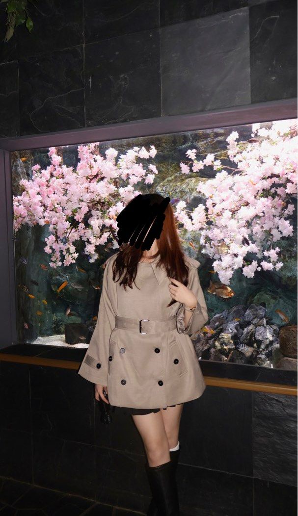 Beige Trench Coat with Belt (Category: Coats, Jackets and Outerwear) located in Cainta. Submitted by piattoss85 (Listing ID 1438828376, Image 1). Description: - Used only once - Includes belt - ORIG SRP = ₱2k+.