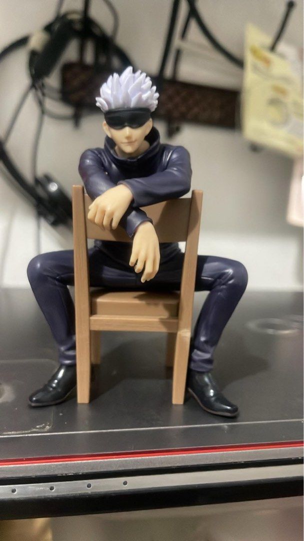 Breaktime Jujutsu Kaisen Gojo (Category: Designer & Blind Box Toys) located in Subic. Submitted by logbytestoyexpress (Listing ID 1438036137, Image 2). Description: Gojo Breaktime collection vol 2. Loose | no box | authentic Japan item | no issue or broken parts | all in good condition. Gojos chair have some mark on chair - not sure the cause ✅Defined Shipping Courier - LBC CoP / JnT - ₱100 Shipping deposit NEEDED or prebooking sa LBC app to dete