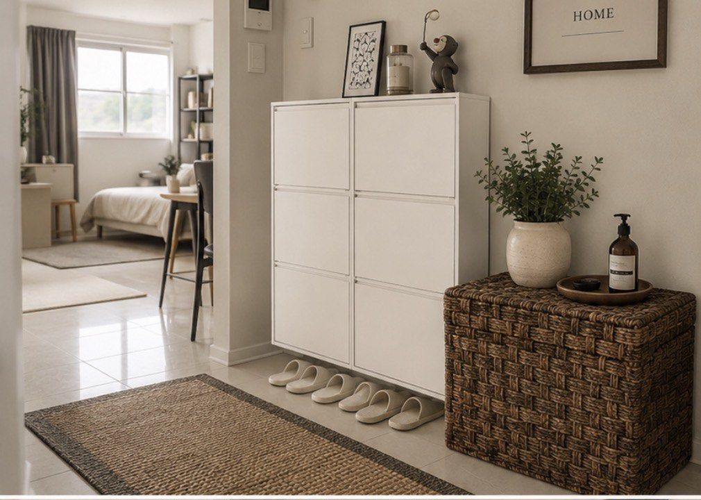 Broyhill Woven Storage Box (Category: Storage Boxes & Baskets) located in Del Monte. Submitted by syjamie22 (Listing ID 1438778247, Image 1). Description: - H 14inches, W 22inches -Can be seated on -Metal frame, sturdy - Broyhill storage box - Woven design - Hinged lid - Rectangular shape - Color: Dark brown and tan - Ideal for storage and organization - Includes a tag.