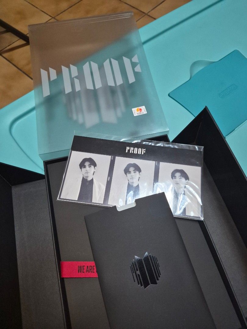 BTS Proof Album (Category: CDs & DVDs) located in Manila. Submitted by agrlapitan (Listing ID 1438788283, Image 1). Description: - BTS Proof album Standard ver - Includes album box and inclusions - Comes with photocard (no rpc) - Perfect for BTS fans and collectors.