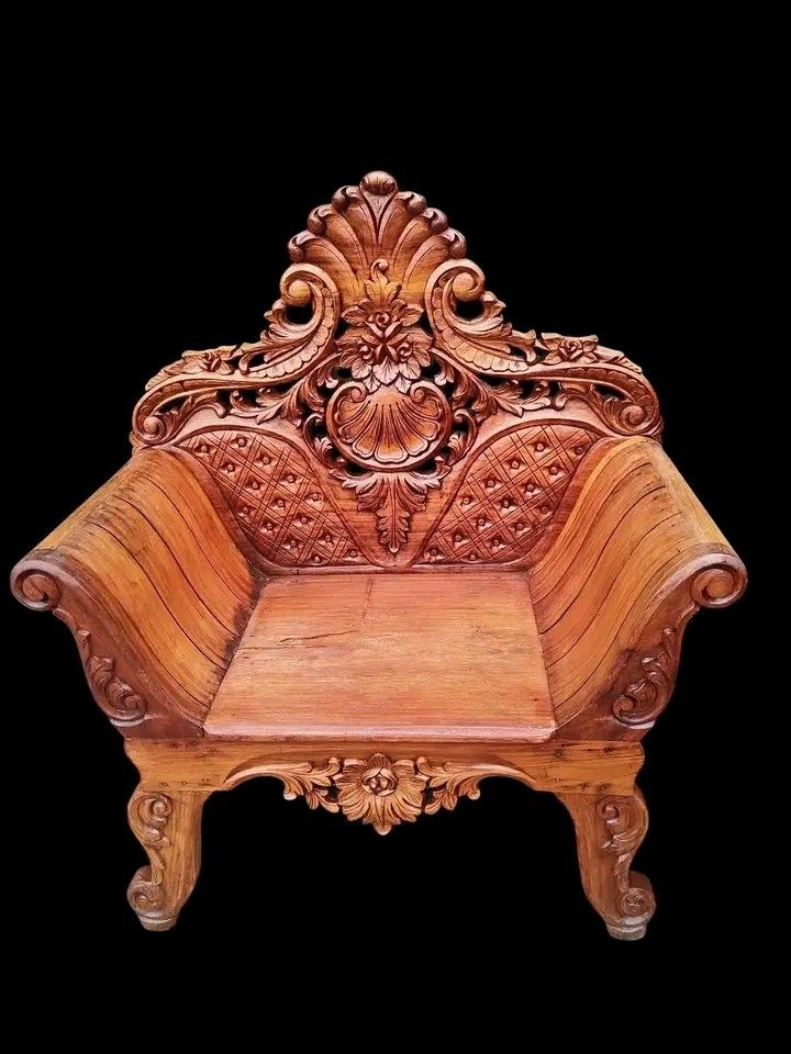 Cleopatra sala set narra (Category: Sofas) located in Manila. Submitted by carmelites36250 (Listing ID 1438731277, Image 2). Description: #forsale #CleopatraSet #narrafurniture #furniturestore #HomeOfficeEssentials Cleopatra Sala Set | Narra Wood | Fully Restored Asking Price-34,500✔ Offers:Pick up/ Delivery🚚 Exquisite Cleopatra Design Motifs✔ Premium Solid Narra Timber🎯 Complete Full Restoration Work🎯 Intricate Hand-Carved Details✔❤ Rich Poli