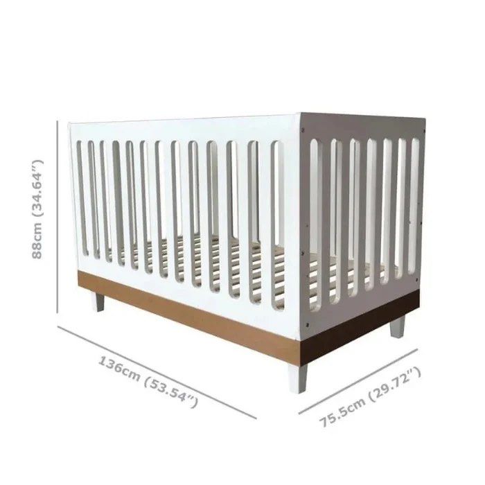 Cuddlebug Madison White Wooden Baby Crib (Category: Cots & Cribs) located in Bulacan. Submitted by odii01 (Listing ID 1438713616, Image 1). Description: Bought for 20k In very good condition. Free baby mobil(no toys), pwede namin ibigay ang foam pero meron nalang stain na since 2 babies na po gumamit neto. But it has 2 covers for free. RFS: No plans na po mag baby. Super sturdy po neto. .