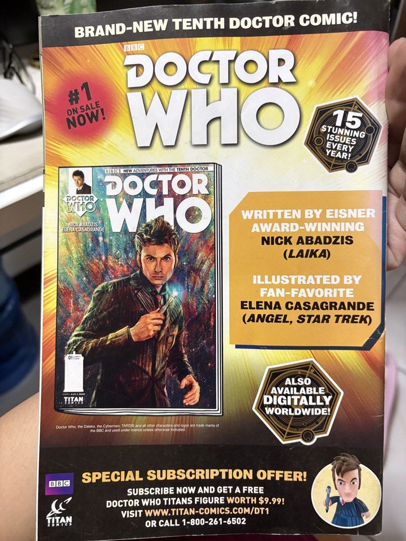 Doctor Who After Life Comic Issue #1 (Category: Comics & Manga) located in Manila. Submitted by clrty5 (Listing ID 1438769650, Image 2). Description: - Doctor Who After Life comic book issue #1 - lightly used.