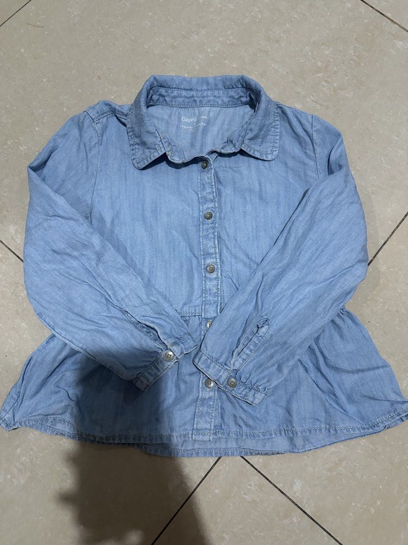 Dress and top 6-8 (Category: Babies & Kids Fashion) located in Bulacan. Submitted by deicalayag (Listing ID 1438732179, Image 3). Description: Floral dress like new condition 100 Gap top 100 like new Yellow dress challis fabric 50.
