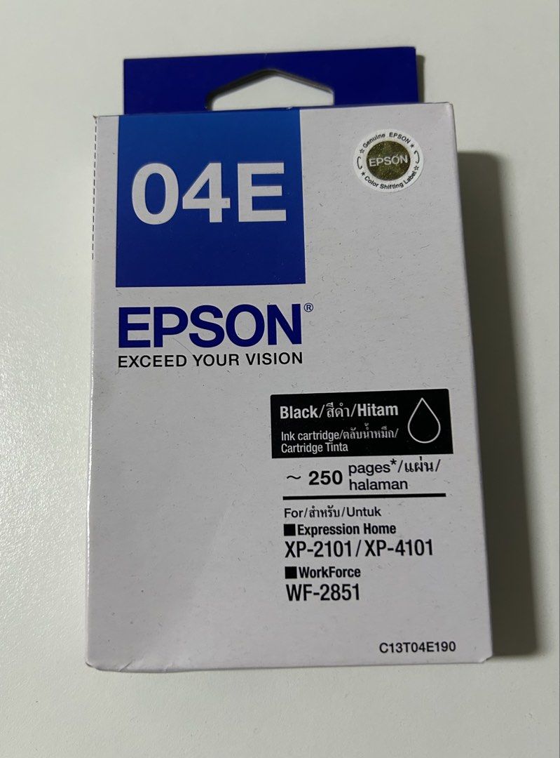 Epson 04E Black Ink Cartridge458152999534602240