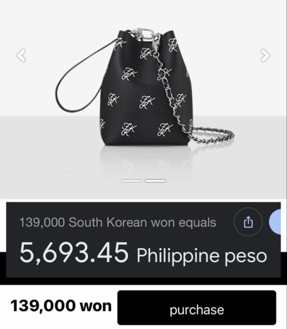 FIND KAPOOR Mini Pingo Bag Pattern Chain Set in Black (Category: Luxury Bags & Wallets) located in Lapu Lapu. Submitted by glamorouslybeautiful8.0 (Listing ID 1438748562, Image 1). Description: ☘️👜♥️Find • Kapoor Mini Pingo Bag Pattern Chain Set in black. It is made of faux leather and includes a chain strap. Although small, it has good storage capacity, making it great for daily use. It is an attractive bag that will add a stylish touch to any 