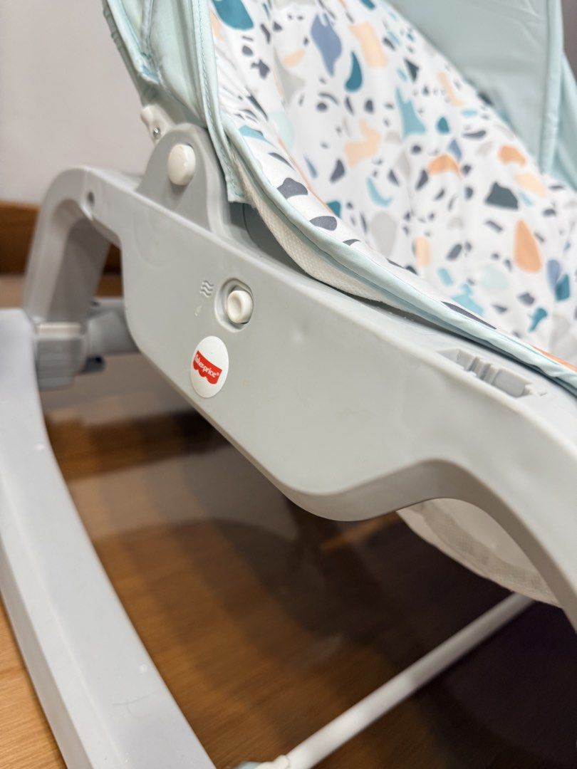 Fisher Price Rocking Chair (Category: Kids Tables & Chairs) located in Quezon City. Submitted by virtuallym28319 (Listing ID 1438758470, Image 3). Description: Like new - Infant to Toddler Rocker Can still carry my 5yr old toddler :) Only used a few times. Baby has grown the rocker and doesn't want to be put into it anymore. .