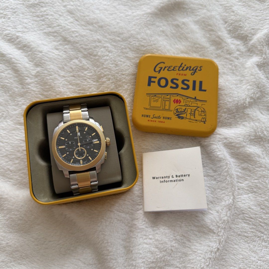 Fossil Machine Two Tone Stainless Steel Watch (Category: Men's Watches) located in Pasig City. Submitted by sichi.ph (Listing ID 1438719718, Image 1). Description: Original Price : P13350.