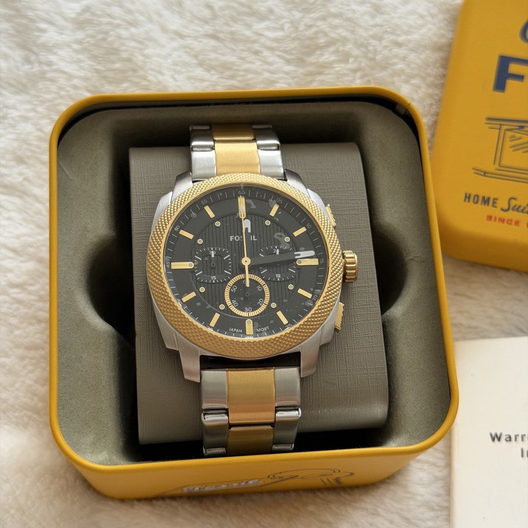 Fossil Machine Two Tone Stainless Steel Watch (Category: Men's Watches) located in Pasig City. Submitted by sichi.ph (Listing ID 1438719718, Image 3). Description: Original Price : P13350.