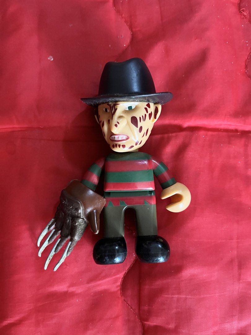 Friday the 13th Freddy Kreuger Figure (Category: Figurines & Statues) located in Caloocan City. Submitted by snapshop_ph (Listing ID 1438751395, Image 1). Description: - Friday the 13th Freddy Krueger action figure. - Features Freddy's iconic look. - Includes hat and clawed glove. - Perfect for collectors..