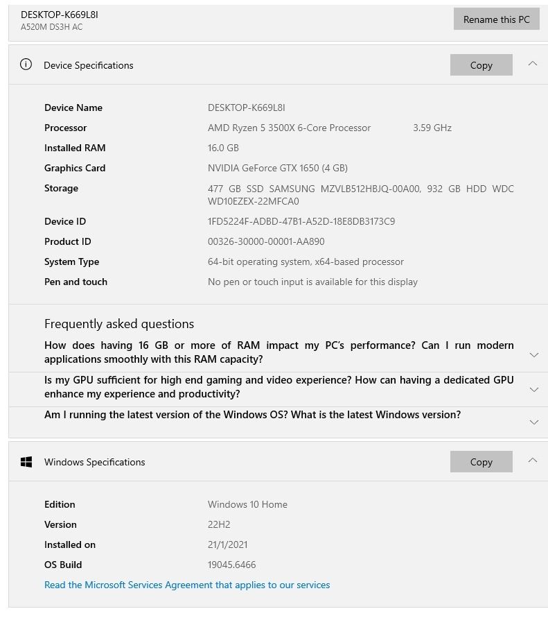 Gaming PC458709277785477121