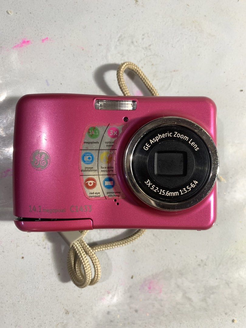 GE Power Pro C1433 Digital Camera (FOR REPAIR) (Category: Cameras) located in General Trias. Submitted by sofiethrifts (Listing ID 1438765710, Image 1). Description: 📌 Condition: * Buttons still working/clicking * Makinis pa physically * Good for repair, display, or parts 📌 Issues: * Does not turn on even with battery * Unsure of exact sira * SD card is stuck * Battery cover doesn’t fully close kapag may battery * May possible battery corrosion