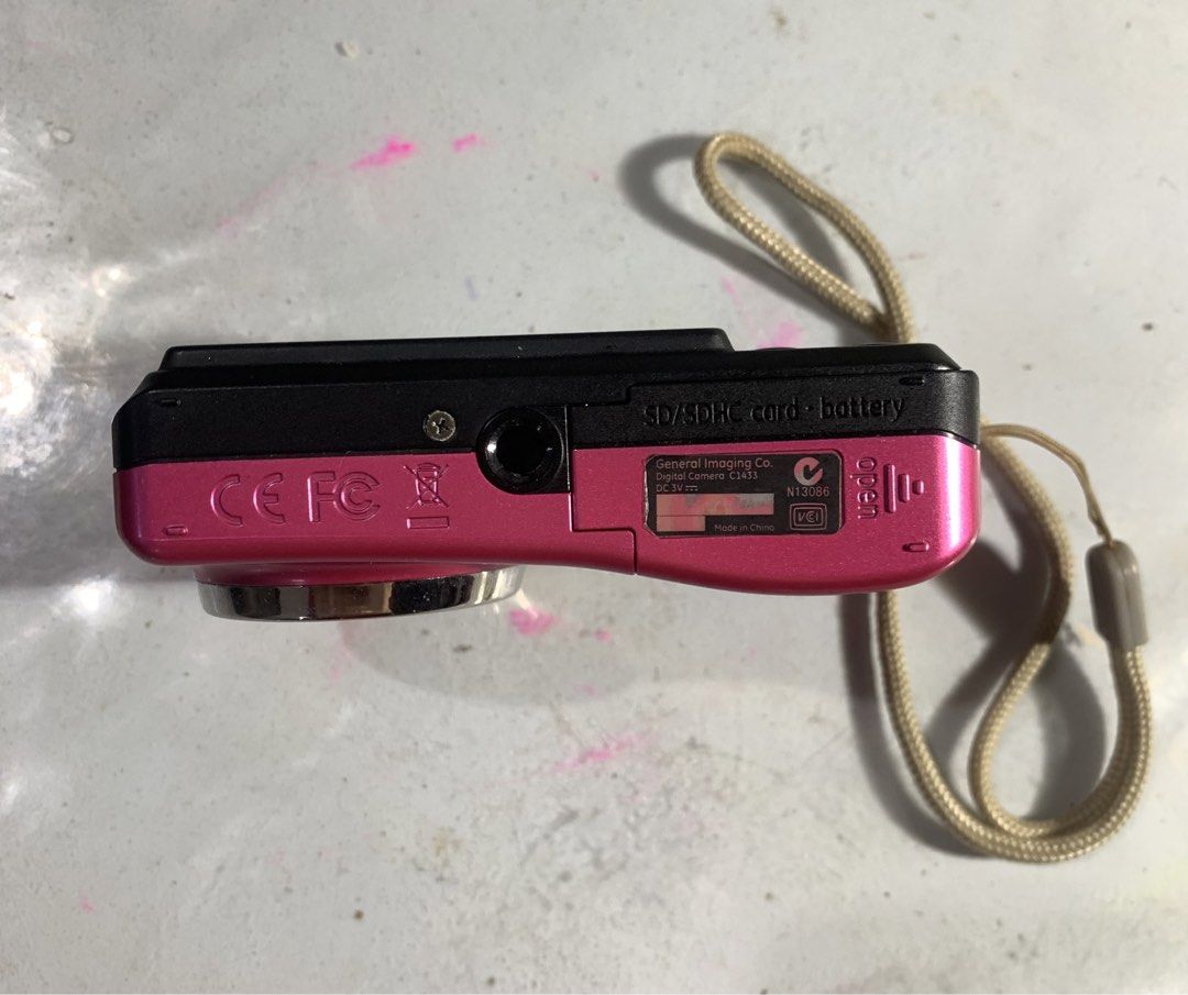 GE Power Pro C1433 Digital Camera (FOR REPAIR) (Category: Cameras) located in General Trias. Submitted by sofiethrifts (Listing ID 1438765710, Image 3). Description: 📌 Condition: * Buttons still working/clicking * Makinis pa physically * Good for repair, display, or parts 📌 Issues: * Does not turn on even with battery * Unsure of exact sira * SD card is stuck * Battery cover doesn’t fully close kapag may battery * May possible battery corrosion