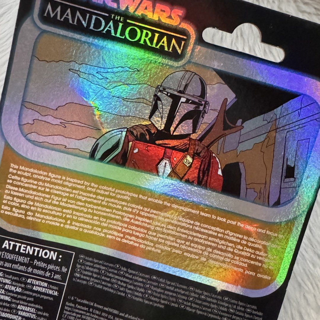 Hasbro Star Wars Retro Collection The Mandalorian Prototype Edition (Category: Figurines & Statues) located in Las Pinas. Submitted by defg35 (Listing ID 1438747032, Image 3). Description: Sealed.