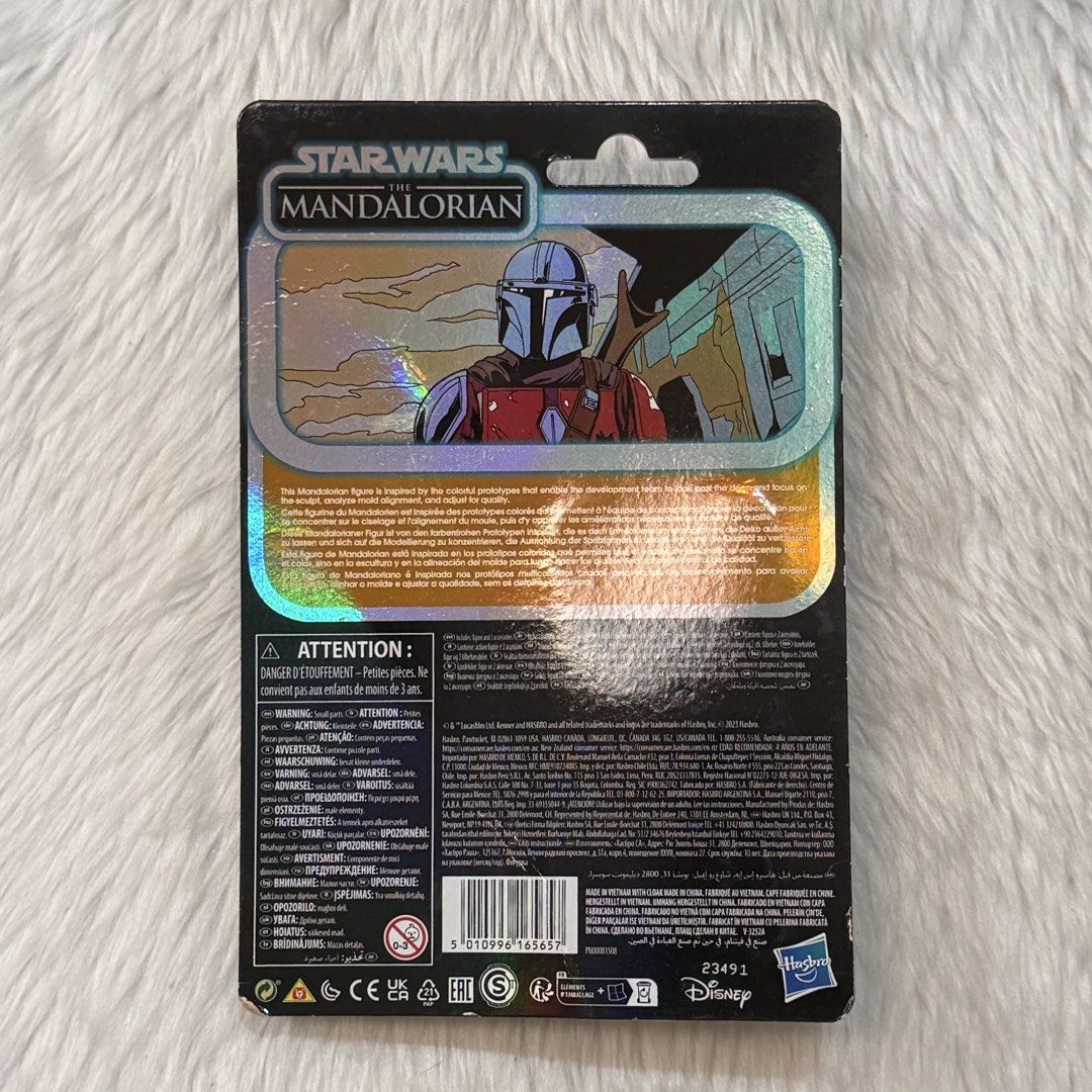 Hasbro Star Wars Retro Collection The Mandalorian Prototype Edition (Category: Figurines & Statues) located in Las Pinas. Submitted by defg35 (Listing ID 1438747032, Image 2). Description: Sealed.