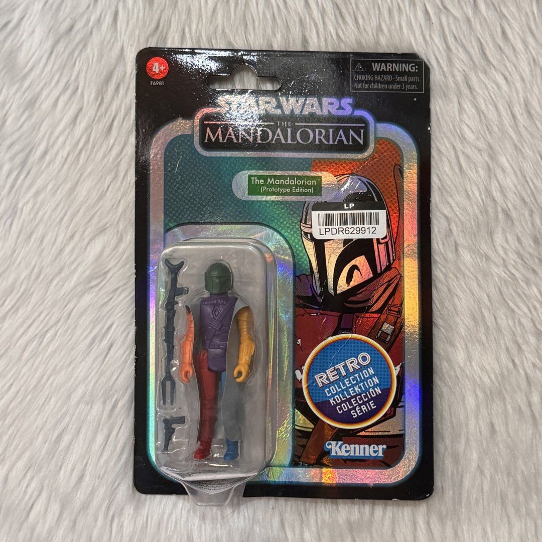 Hasbro Star Wars Retro Collection The Mandalorian Prototype Edition (Category: Figurines & Statues) located in Las Pinas. Submitted by defg35 (Listing ID 1438747032, Image 1). Description: Sealed.