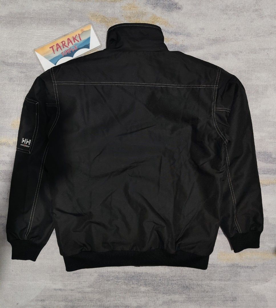 HELLY HANSEN WORKWEAR BERGHOLM SHERPA LINED JACKET BLACK (Category: Coats, Jackets and Outerwear) located in Baguio. Submitted by igorotak.111.taraki.com (Listing ID 1438713500, Image 2). Description: FS HELLY HANSEN BERGHOLM WORKWEAR JACKET AS NEW NO ISSUES SOLID NITO ♥️ L-26.5 W-22 CAN FIT M-L CAN DO This pile-lined Bergholm Jacket is fully functional for activity-driven workers on outdoor jobsites. Lined and insulated against cold temperatures