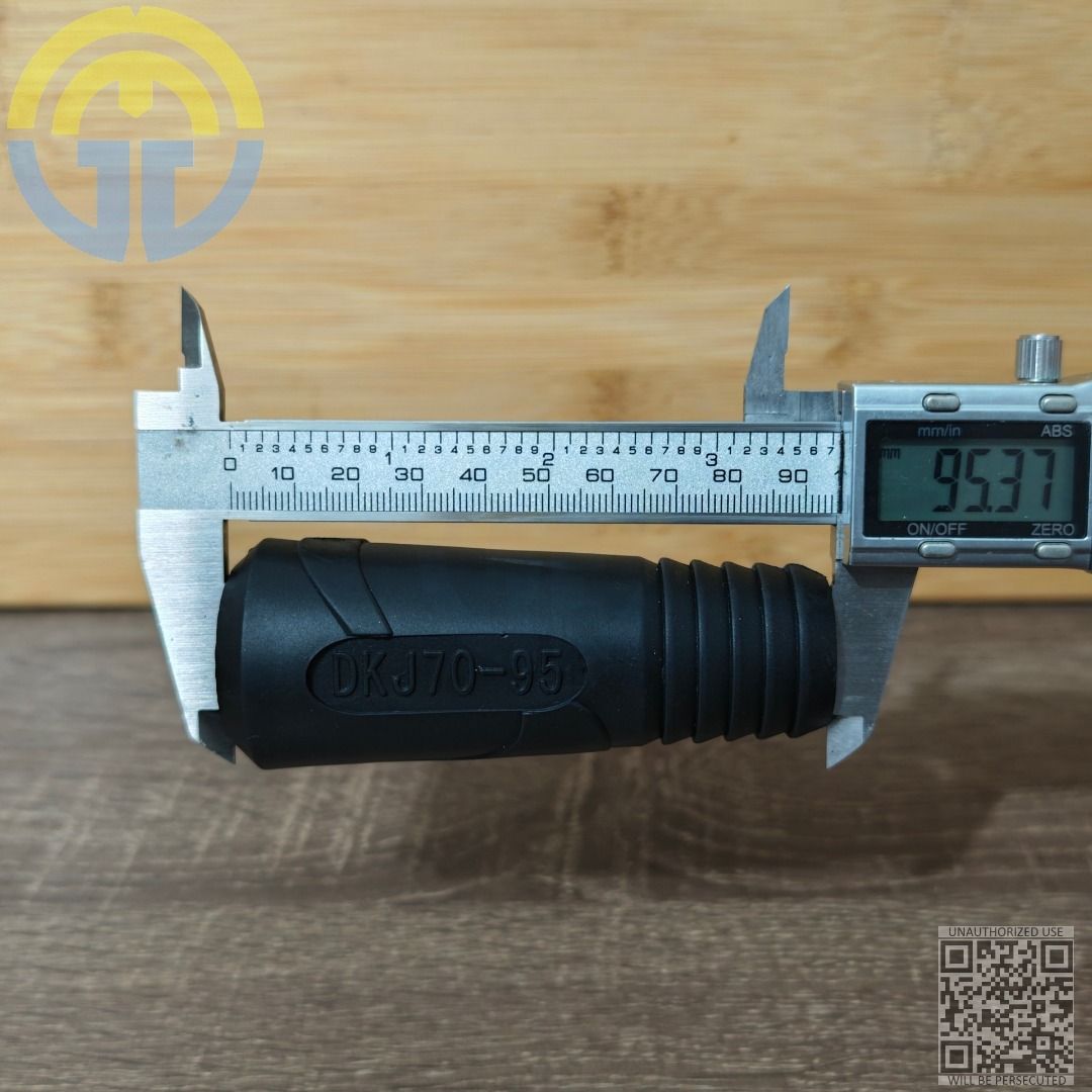 High Performance Welding Cable Connector Plug Socket Set DKJ 70-95 500A (Category: Construction Tools & Equipment) located in Mandaluyong City. Submitted by gavz6488 (Listing ID 1438804838, Image 3). Description: The DKJ 70-95 welding connector is a heavy-duty quick plug designed for welding cables sized 70–95 mm², typically rated for 400–500A current. It uses a brass core for excellent conductivity and a rubberized sleeve for insulation, making 